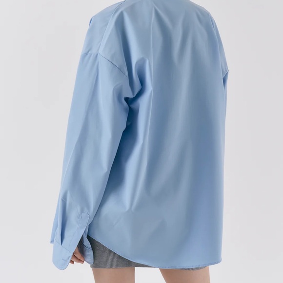 STORETS ADDISON OVERSIZED SHIRT - GRAY - Picture 3 of 7